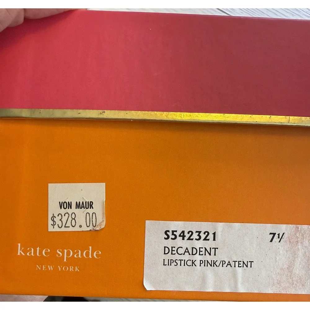 Kate Spade Decadent Lipstick Pink Patent Leather 2